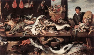 Fischgeschäft Stillleben Frans Snyders Ölgemälde